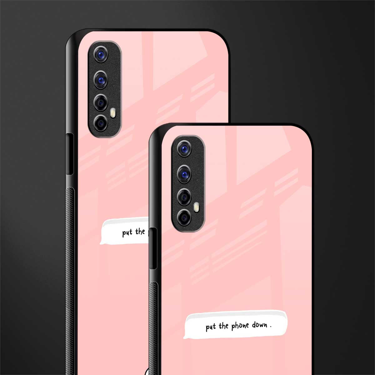 put the phone down glass case for realme 7 image-2