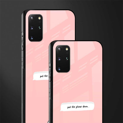 put the phone down glass case for samsung galaxy s20 plus image-2