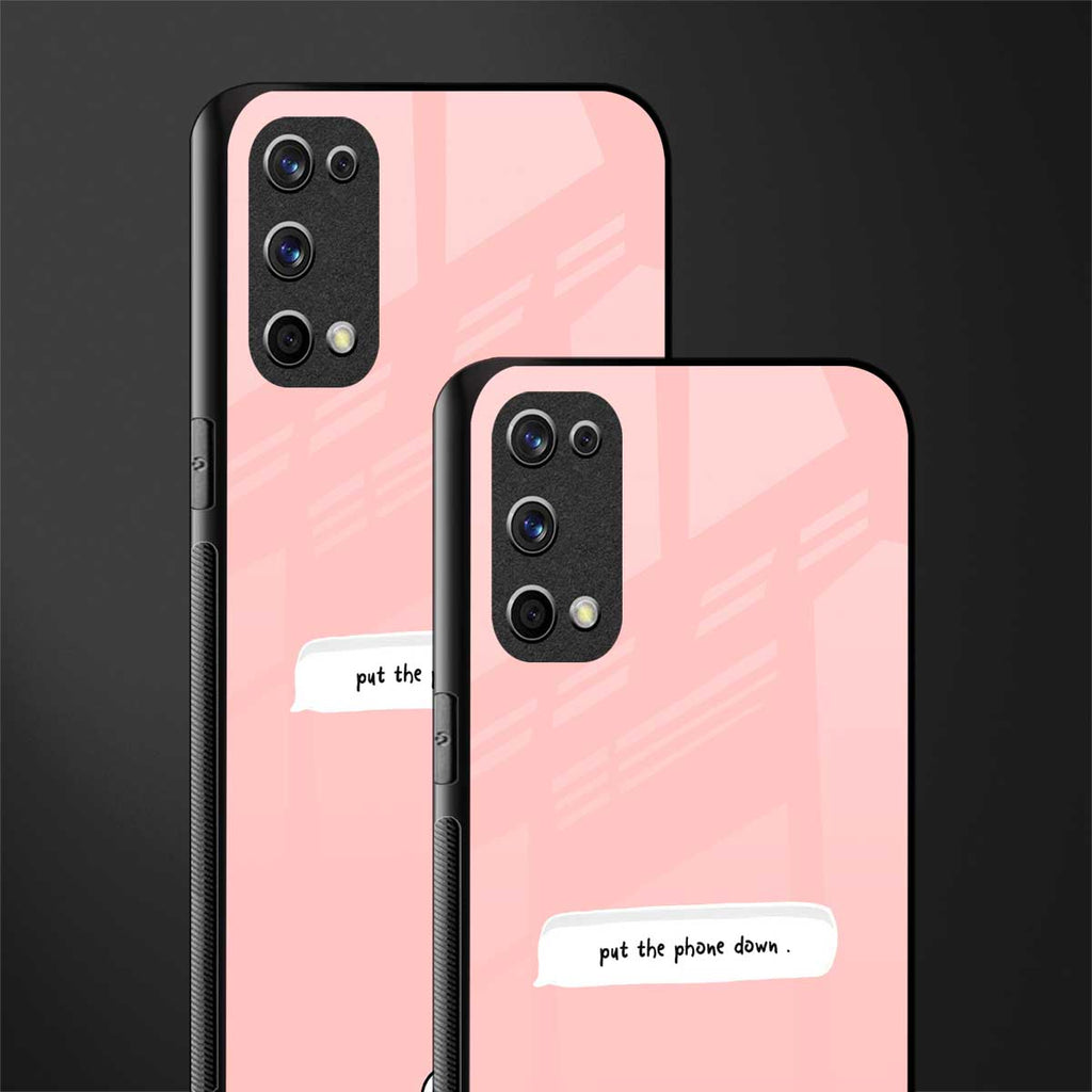put the phone down glass case for realme x7 pro image-2