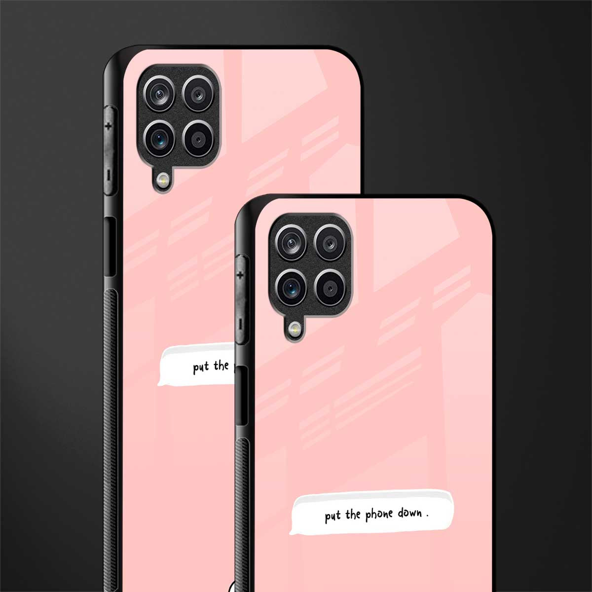 put the phone down glass case for samsung galaxy f12 image-2