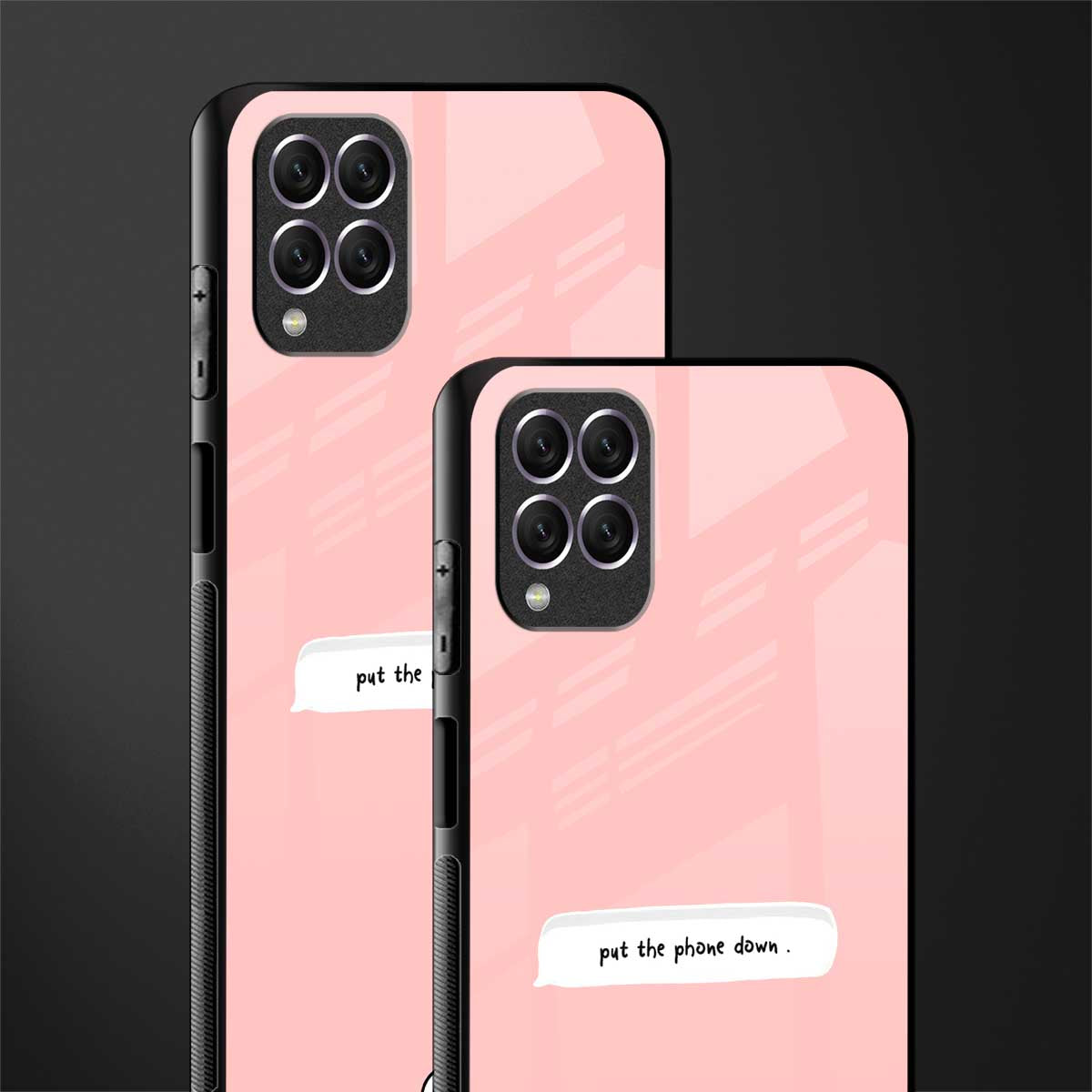 put the phone down glass case for samsung galaxy f62 image-2