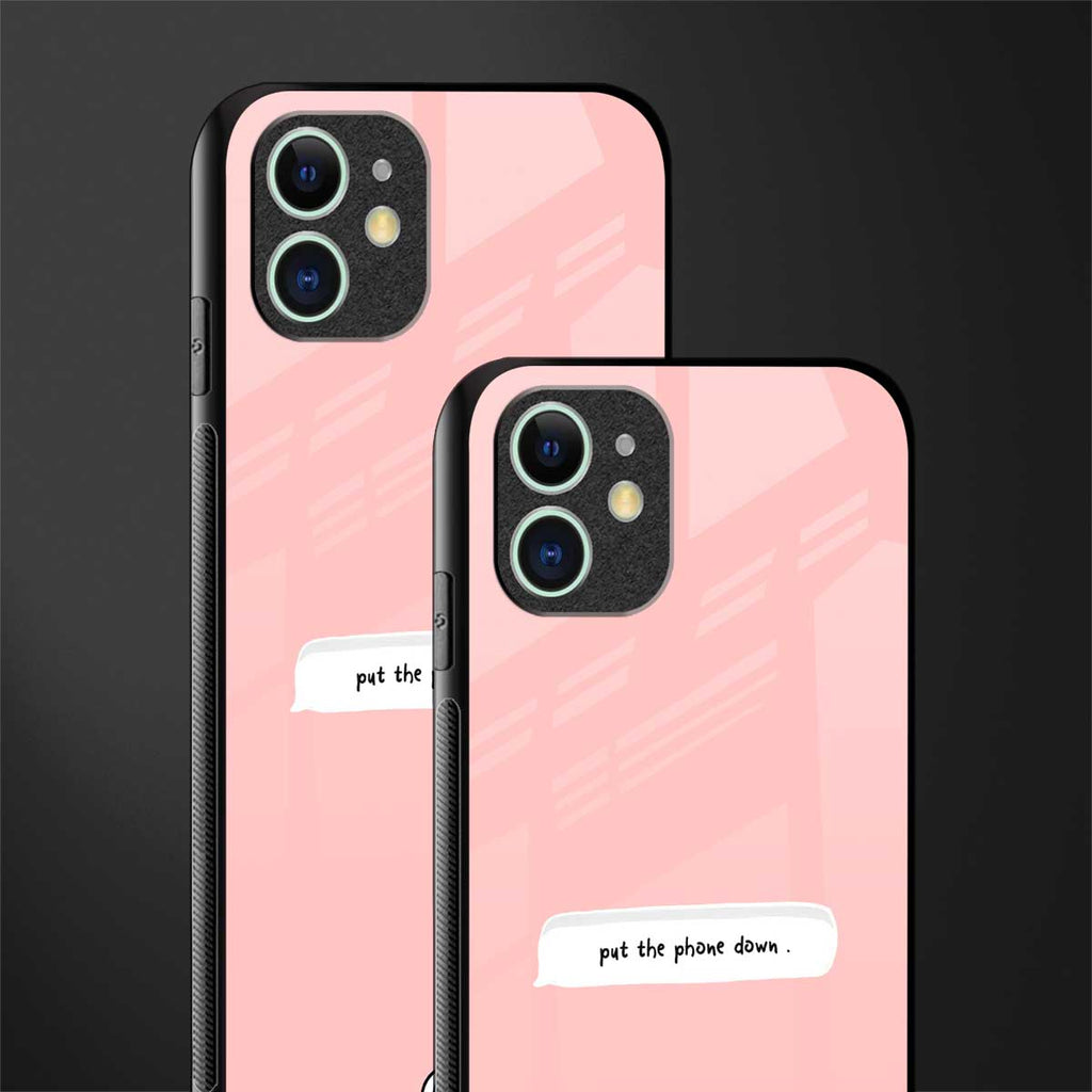put the phone down glass case for iphone 12 mini image-2