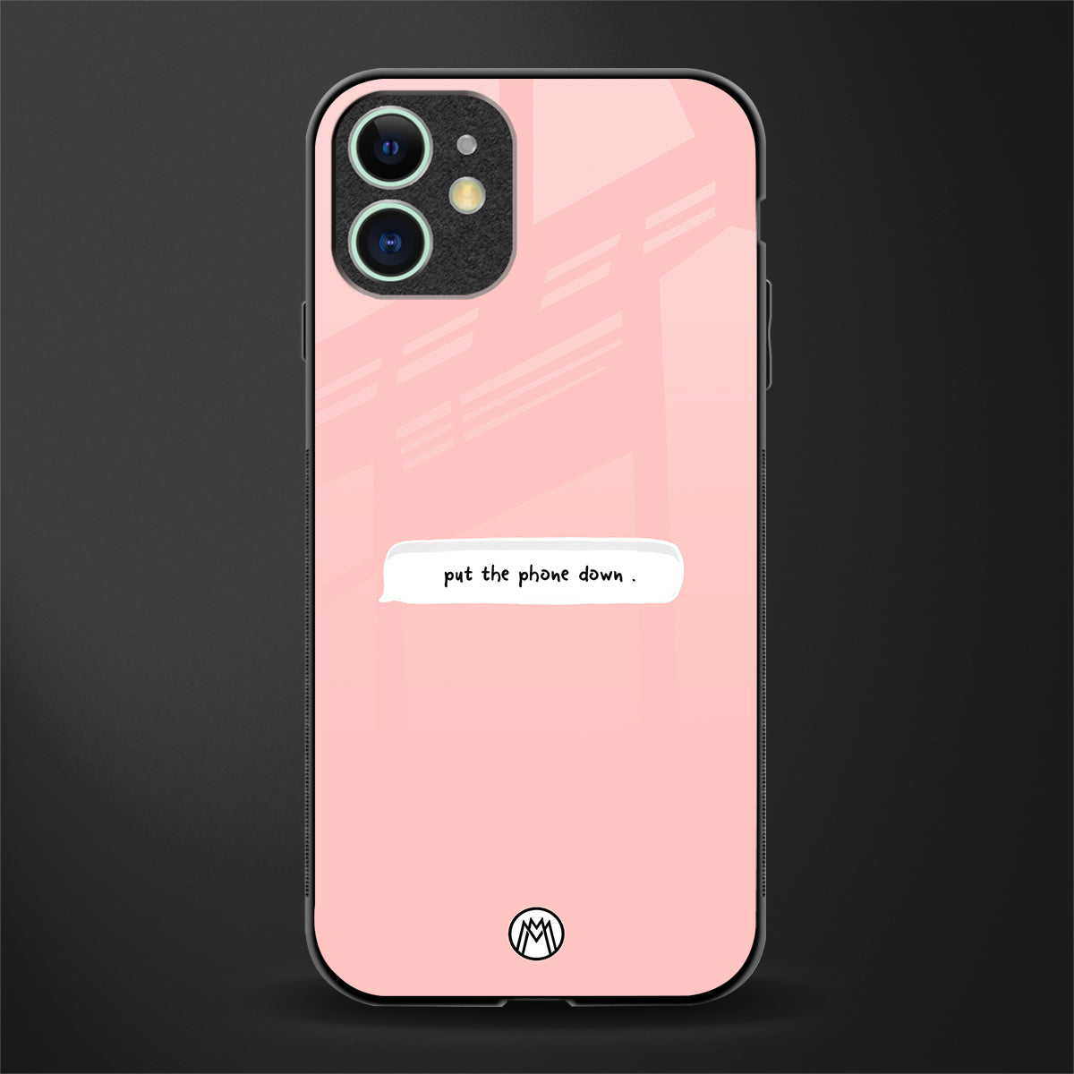 put the phone down glass case for iphone 11 image