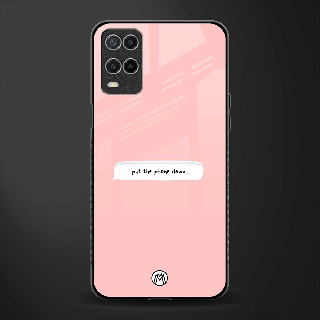 put the phone down glass case for oppo a54 image