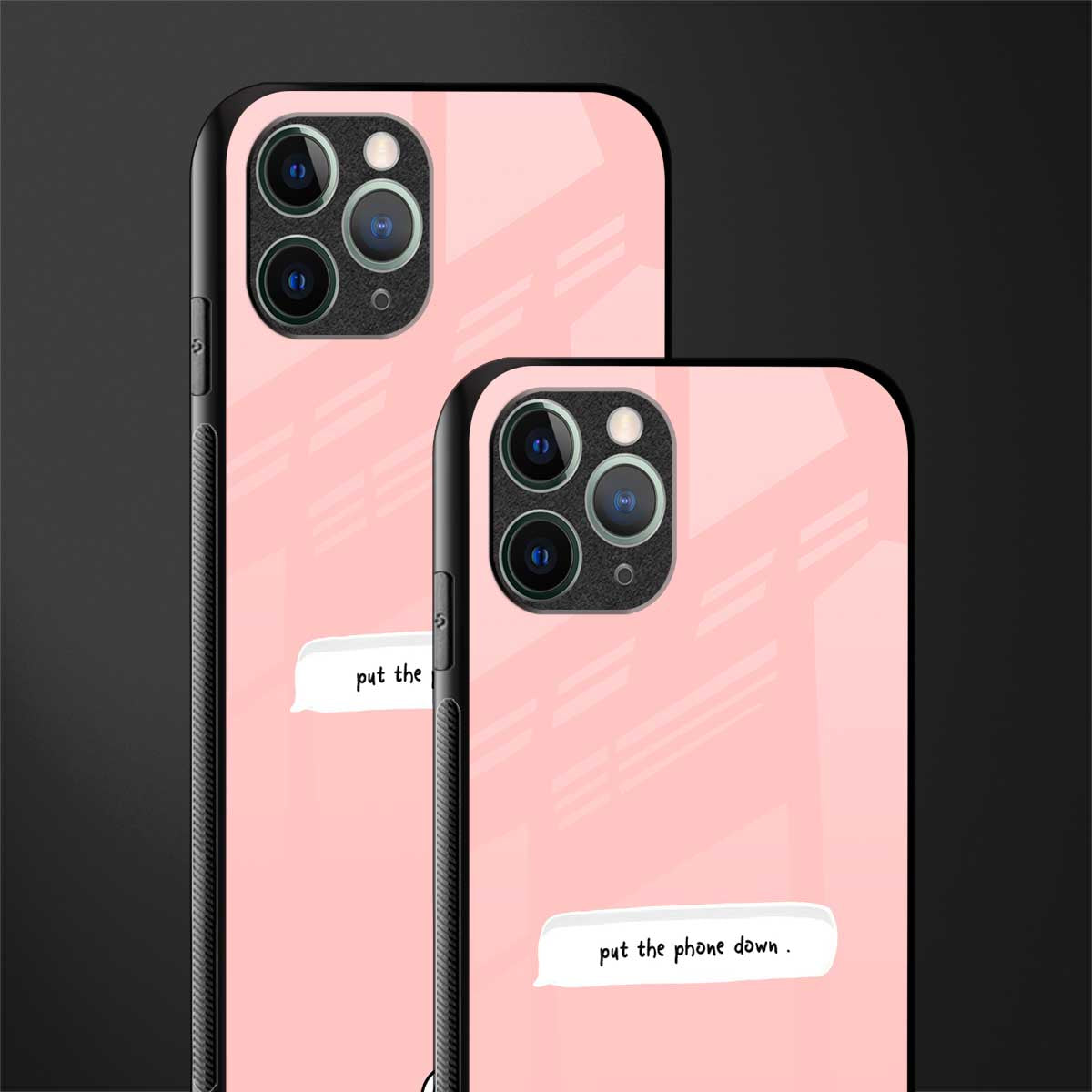 put the phone down glass case for iphone 11 pro max image-2