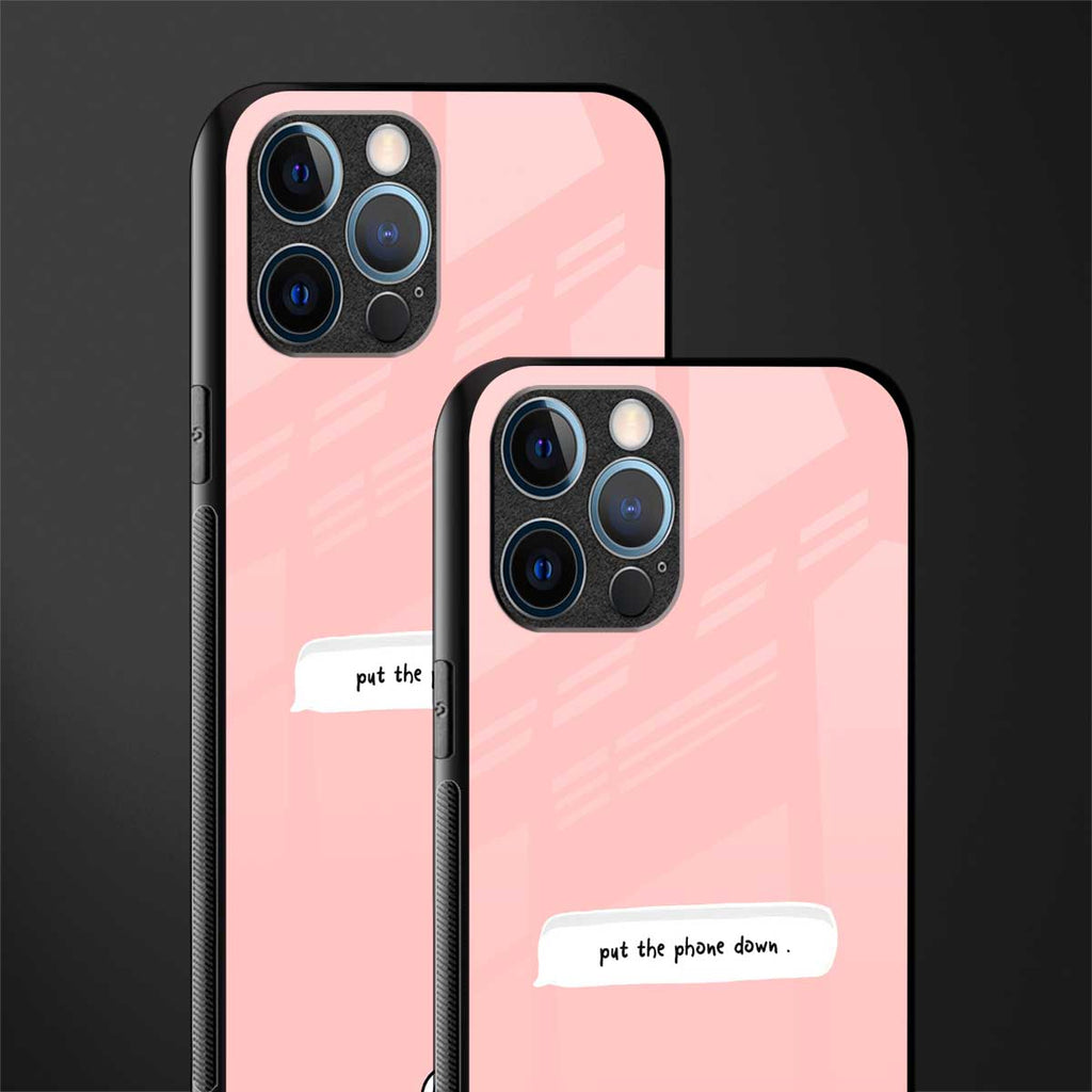 put the phone down glass case for iphone 12 pro max image-2