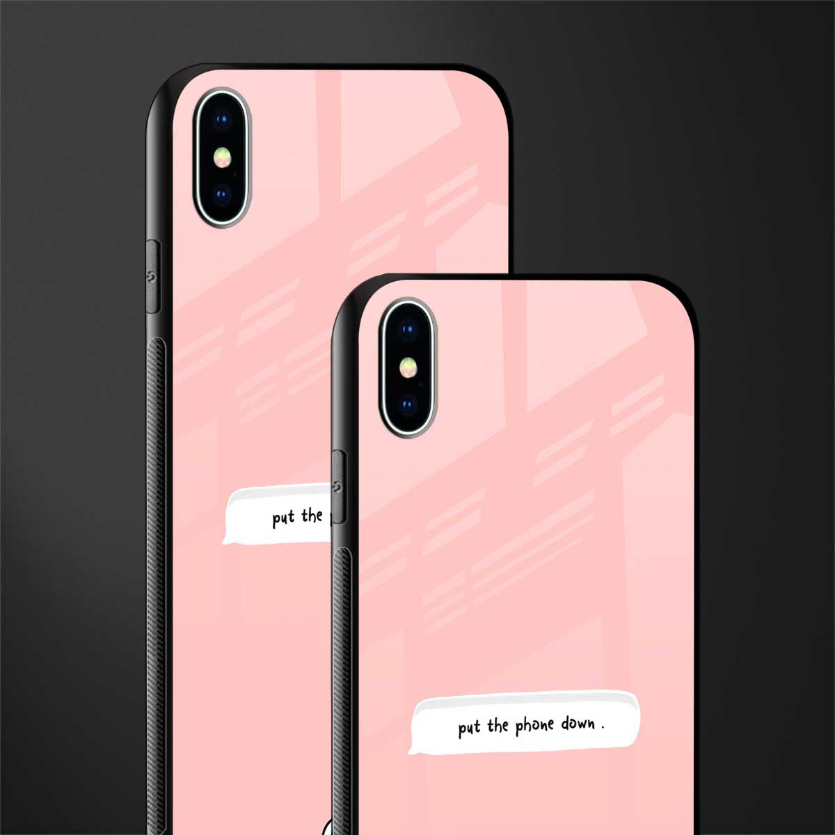 put the phone down glass case for iphone xs max image-2