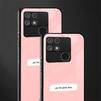 put the phone down back phone cover | glass case for realme narzo 50a