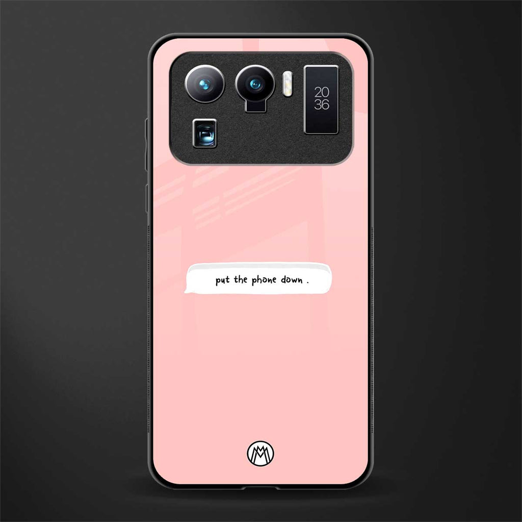 put the phone down glass case for mi 11 ultra 5g image