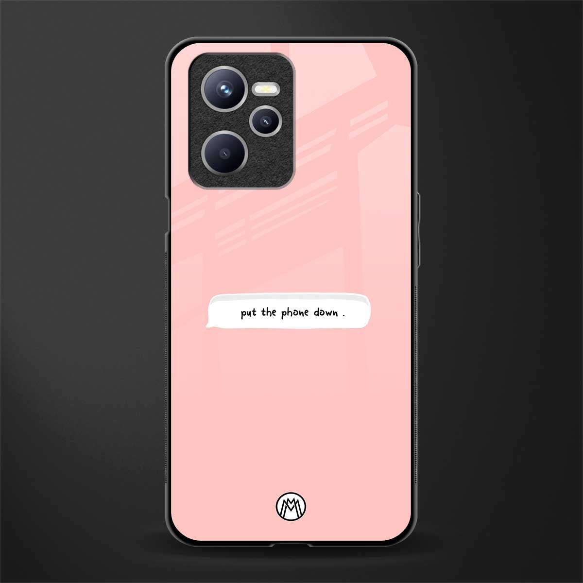 put the phone down glass case for realme c35 image