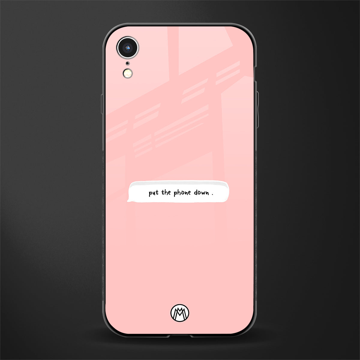 put the phone down glass case for iphone xr image
