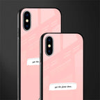 put the phone down glass case for iphone xs image-2