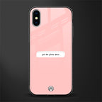 put the phone down glass case for iphone x image