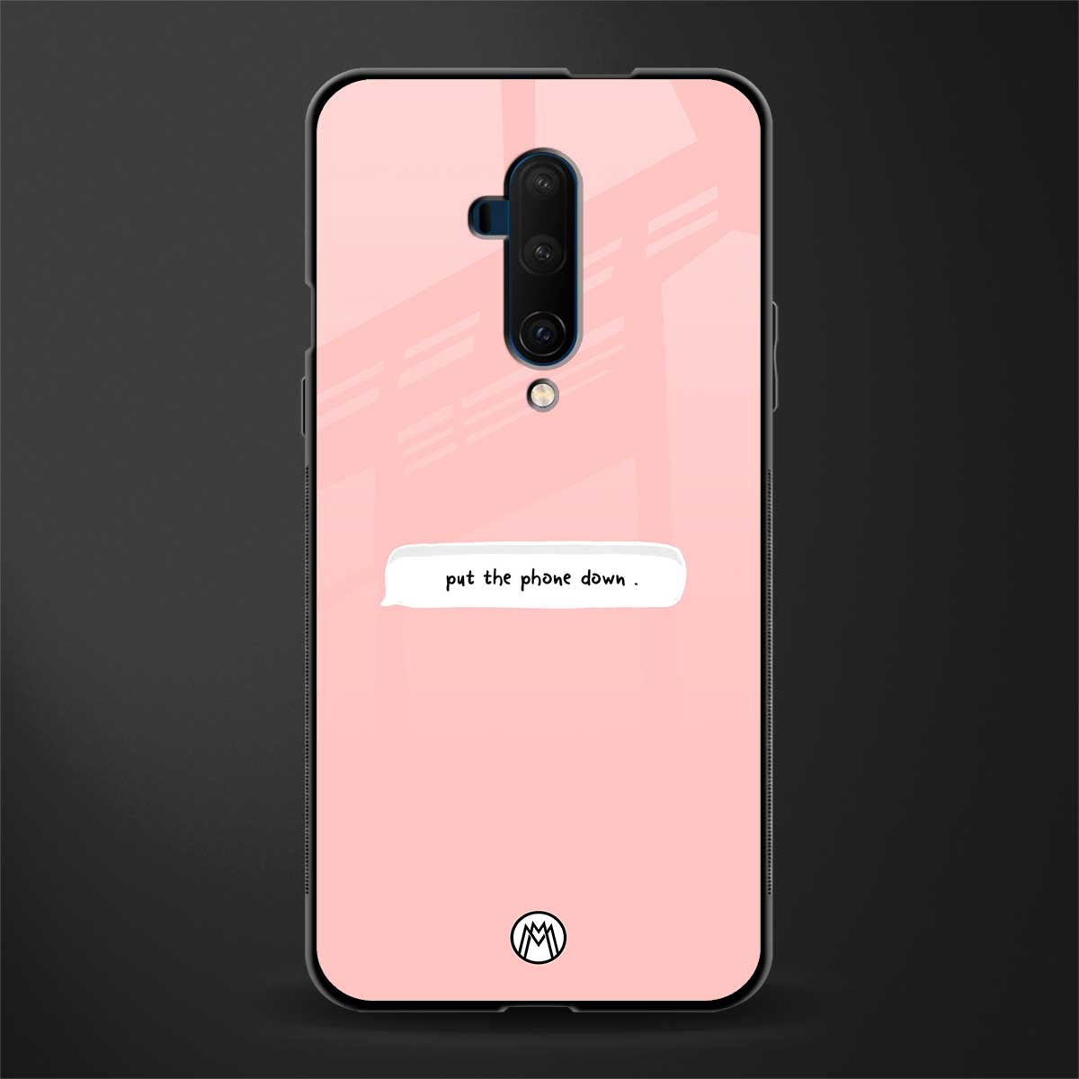 put the phone down glass case for oneplus 7t pro image