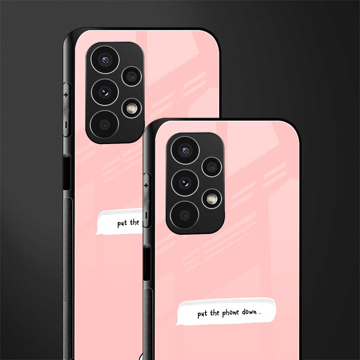 put the phone down back phone cover | glass case for samsung galaxy a13 4g