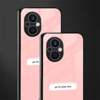 put the phone down back phone cover | glass case for oppo f21 pro 5g