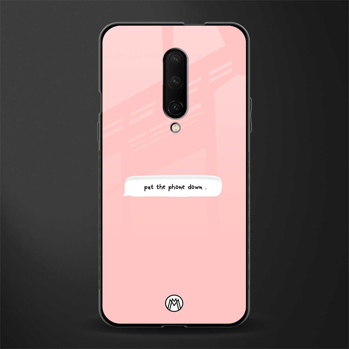 put the phone down glass case for oneplus 7 pro image