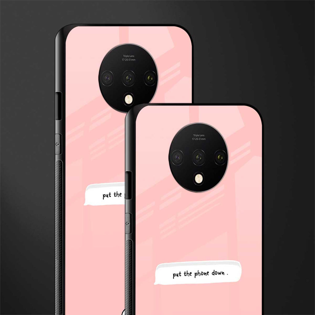 put the phone down glass case for oneplus 7t image-2