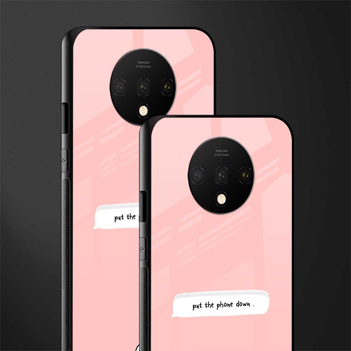 put the phone down glass case for oneplus 7t image-2
