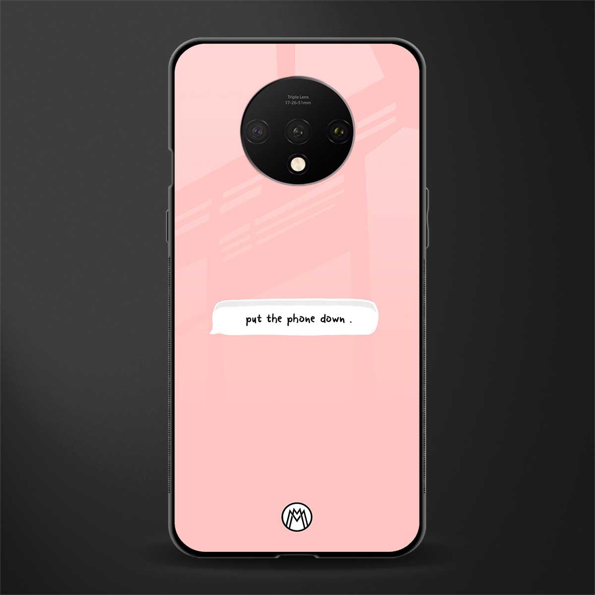 put the phone down glass case for oneplus 7t image