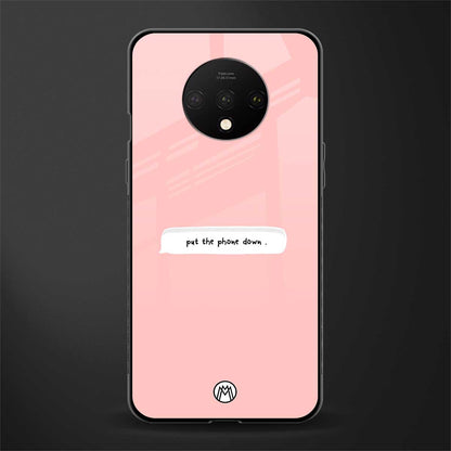 put the phone down glass case for oneplus 7t image