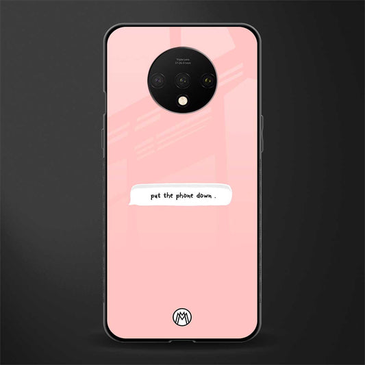 put the phone down glass case for oneplus 7t image