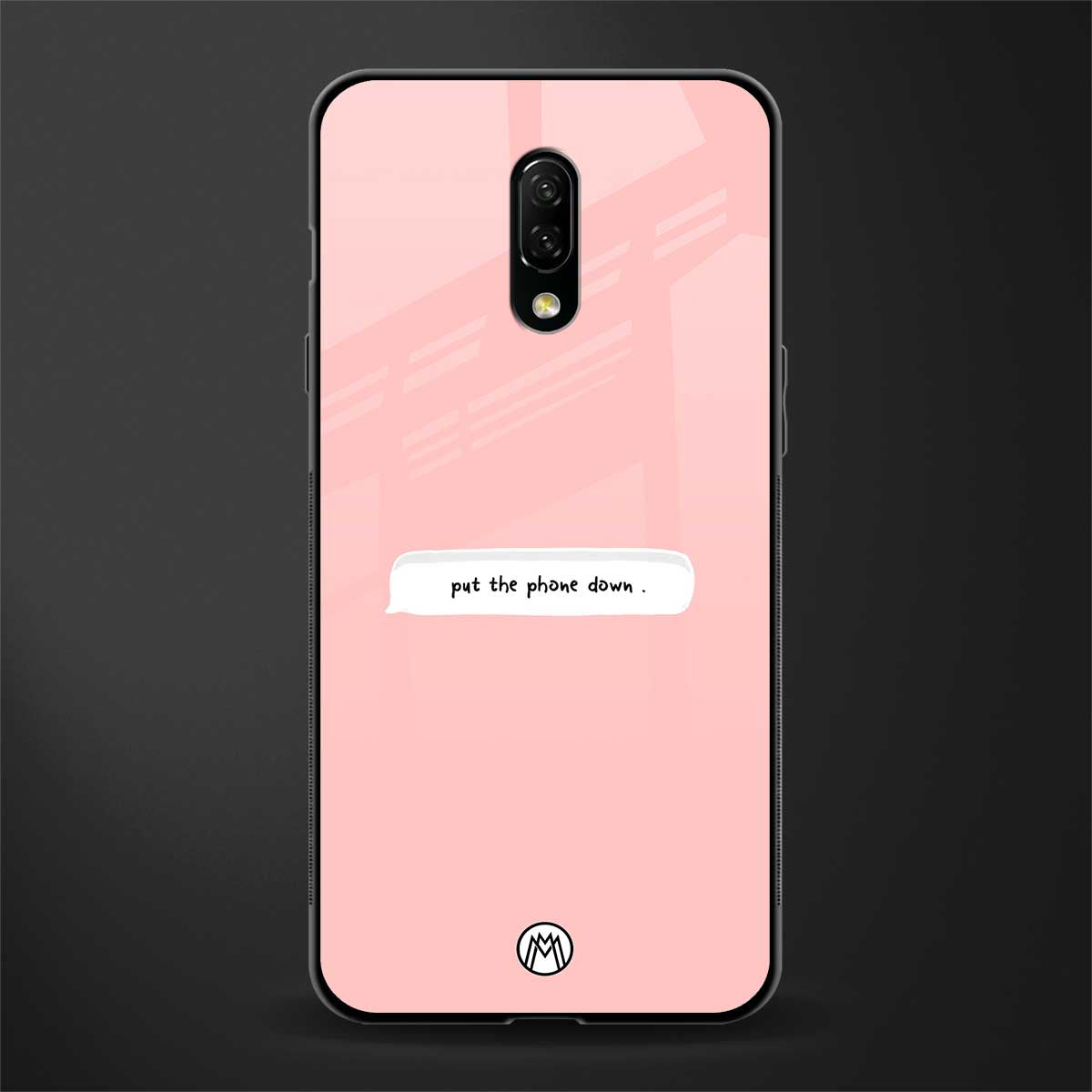 put the phone down glass case for oneplus 7 image
