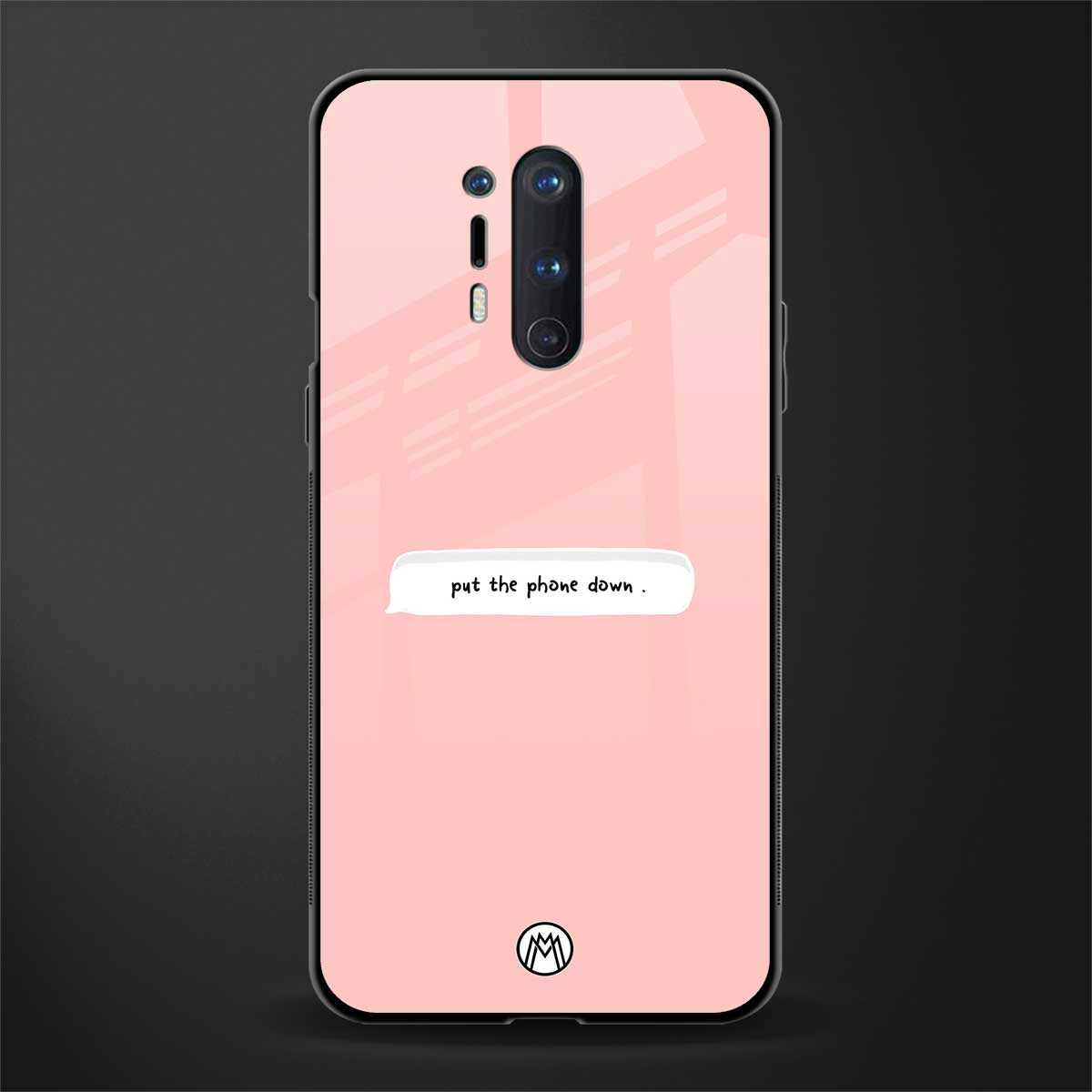 put the phone down glass case for oneplus 8 pro image