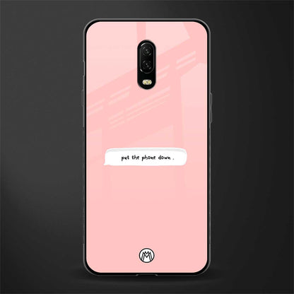 put the phone down glass case for oneplus 6t image