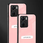 put the phone down back phone cover | glass case for vivo y16