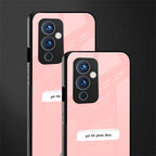 put the phone down back phone cover | glass case for oneplus 9