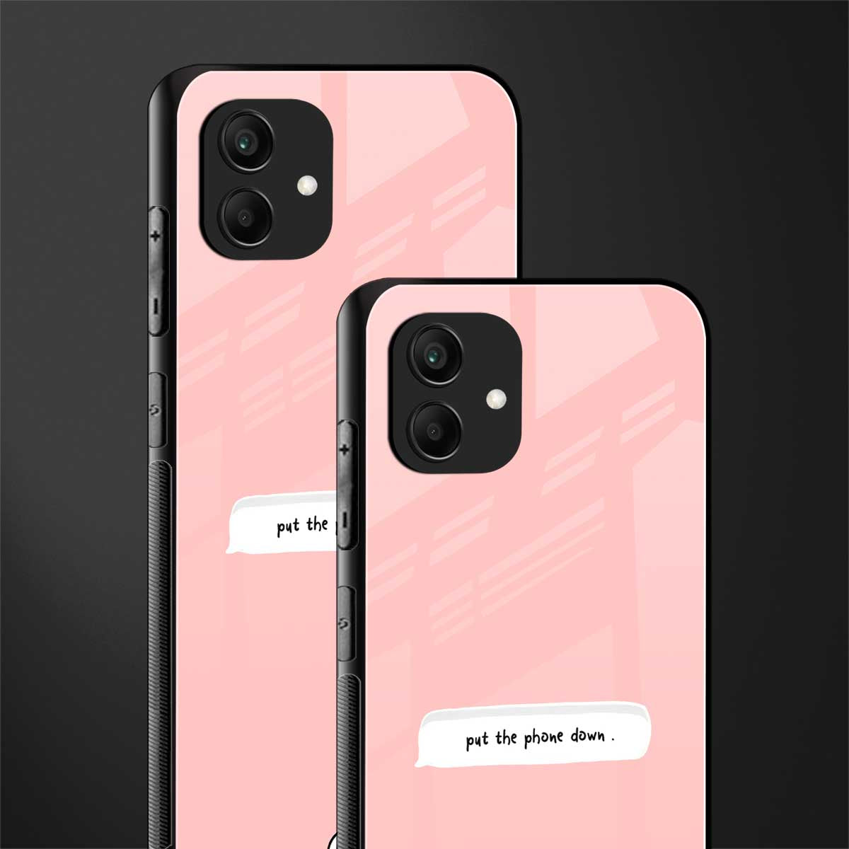 put the phone down back phone cover | glass case for samsung galaxy a04