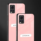 put the phone down back phone cover | glass case for vivo v21e 4g