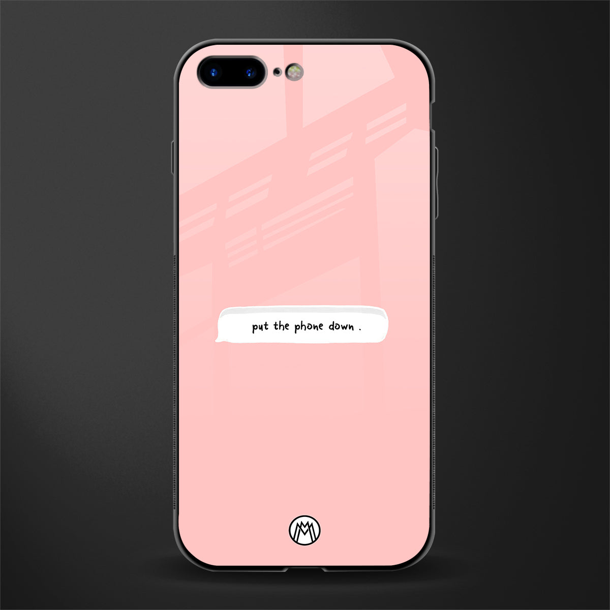 put the phone down glass case for iphone 8 plus image