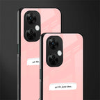 put the phone down back phone cover | glass case for oneplus nord ce 3 lite