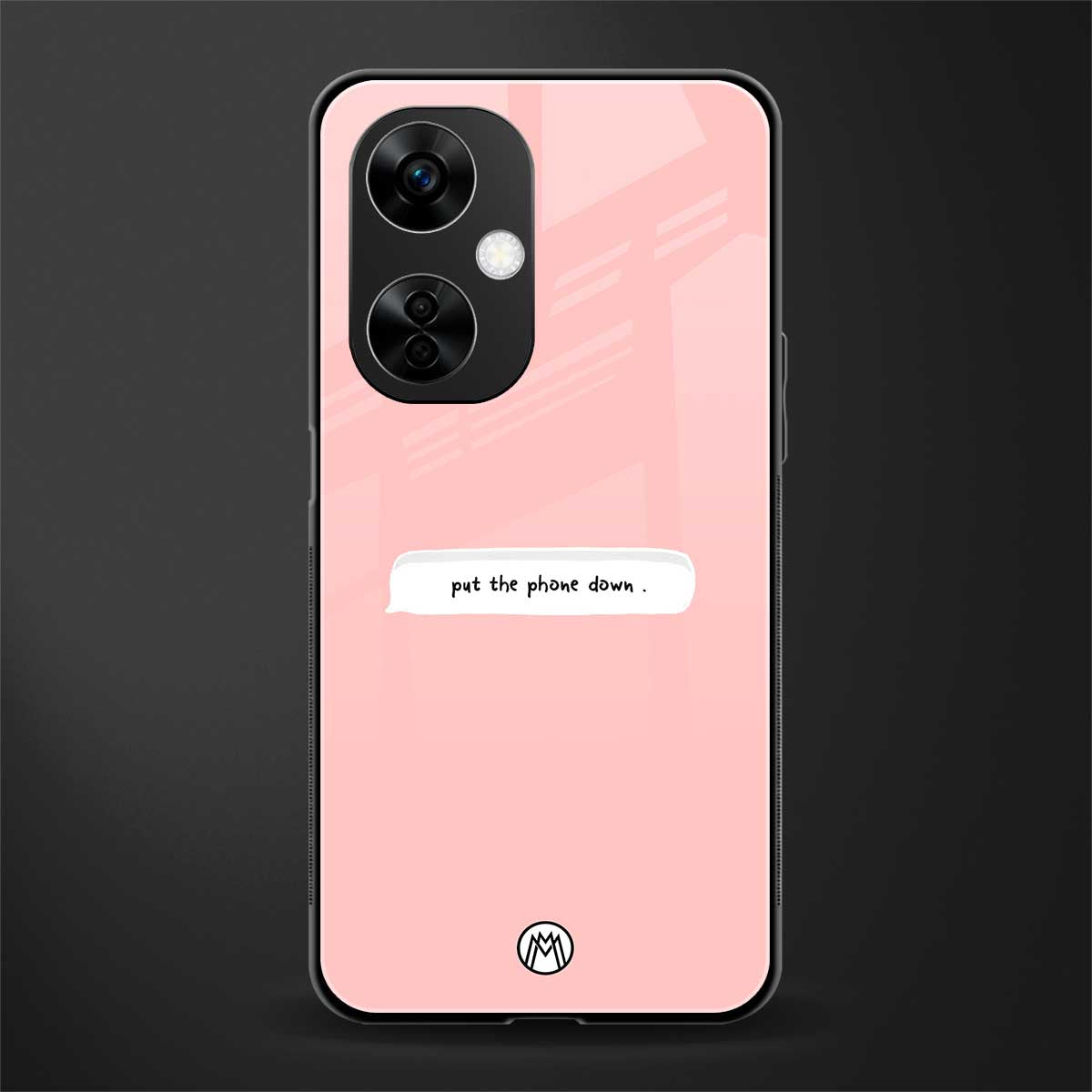 put the phone down back phone cover | glass case for oneplus nord ce 3 lite