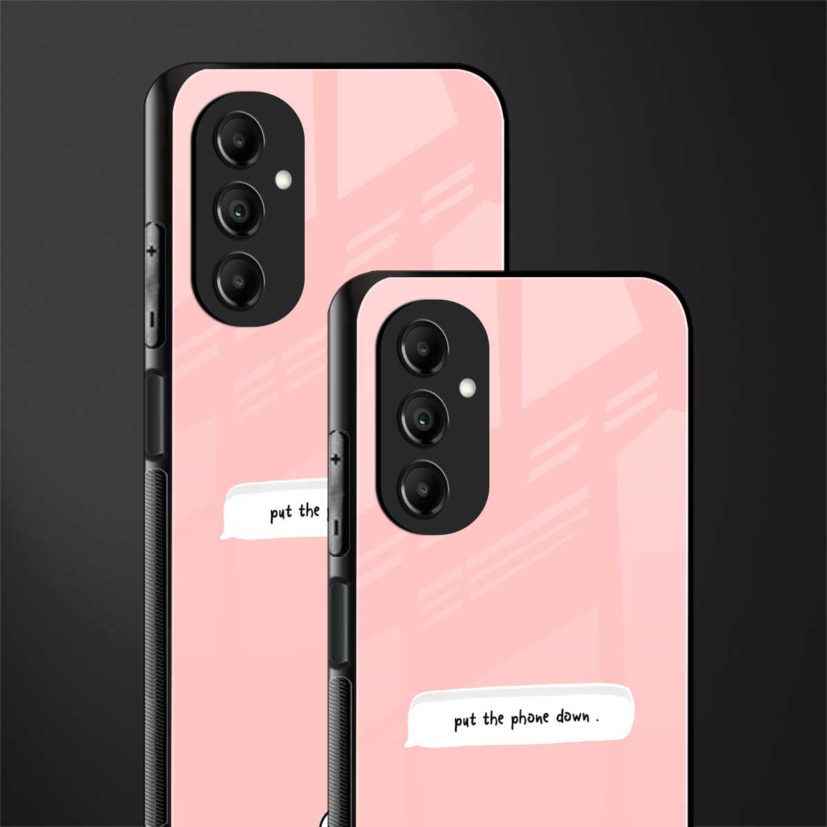 put the phone down back phone cover | glass case for samsung galaxy a14 5g