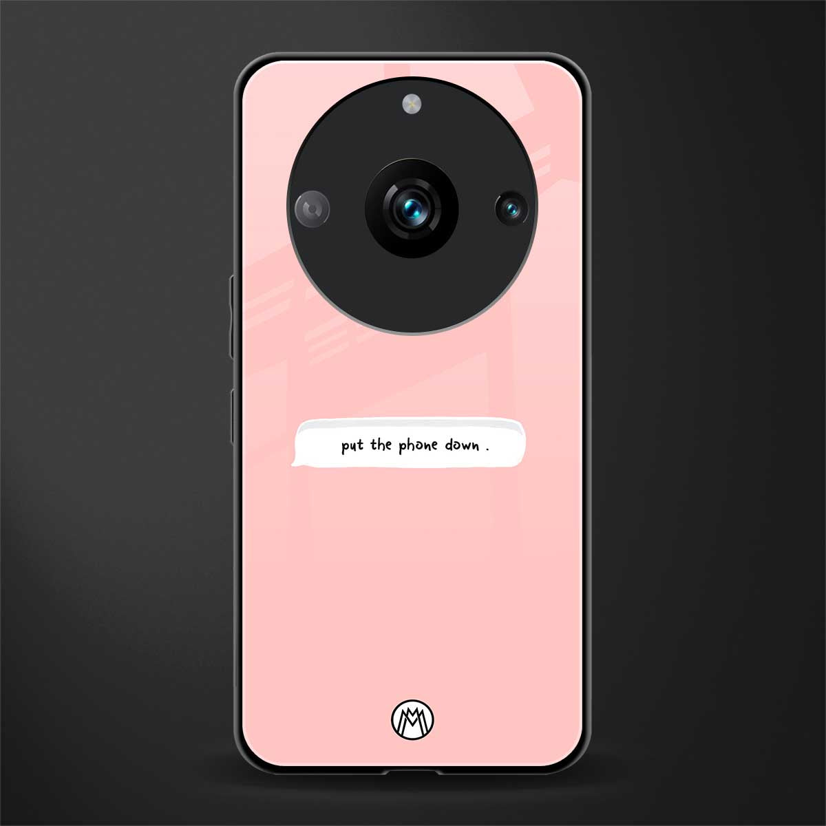 put the phone down back phone cover | glass case for realme 11 pro 5g