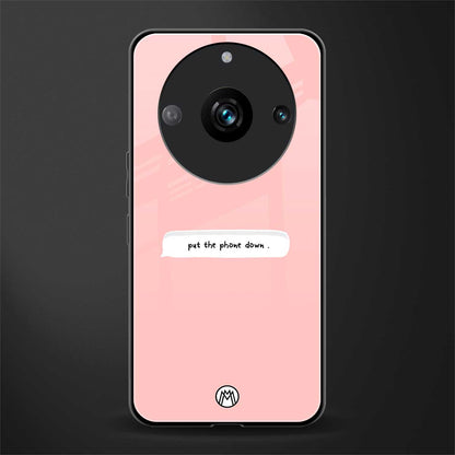 put the phone down back phone cover | glass case for realme 11 pro 5g