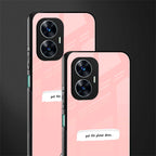 put the phone down back phone cover | glass case for realme c55