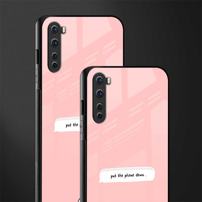 put the phone down glass case for oneplus nord ac2001 image-2