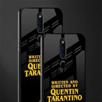 quentin tarantino glass case for oppo f11 pro image-2