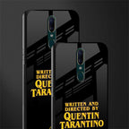 quentin tarantino glass case for oppo f11 image-2