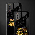 quentin tarantino glass case for vivo z1x image-2