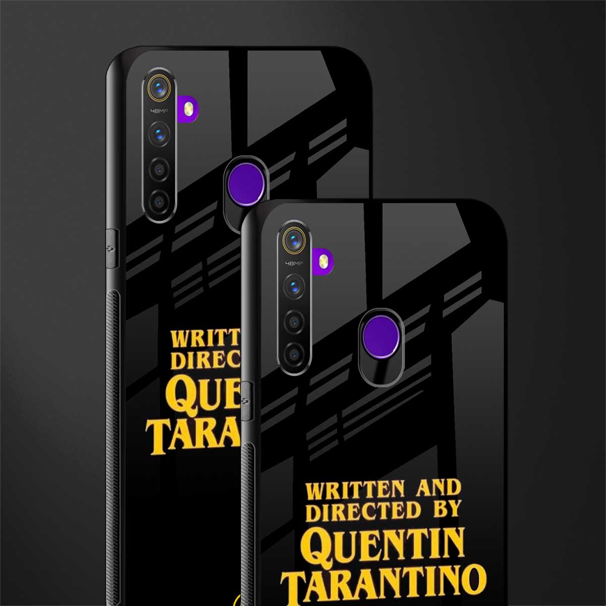 quentin tarantino glass case for realme 5i image-2