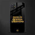 quentin tarantino glass case for samsung galaxy a51 image