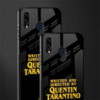 quentin tarantino glass case for samsung galaxy m10s image-2