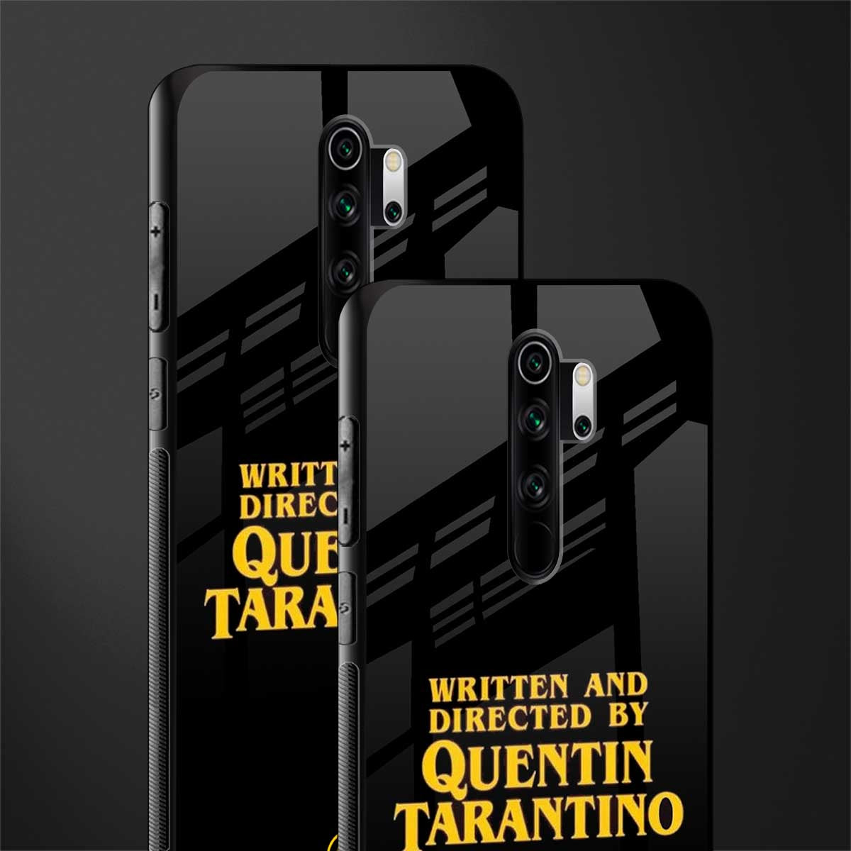 quentin tarantino glass case for redmi note 8 pro image-2