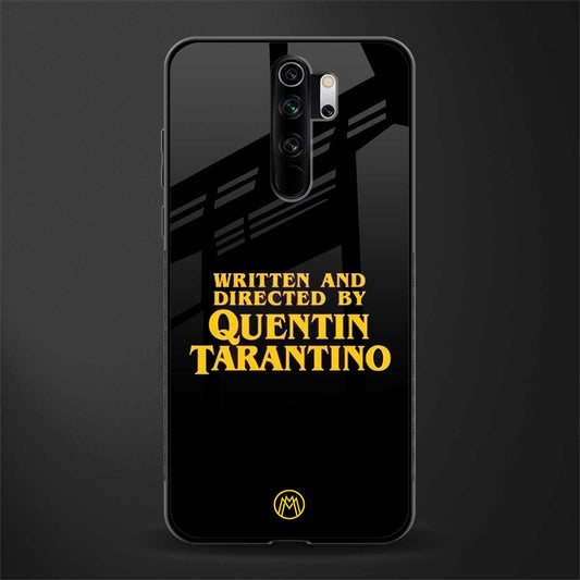 quentin tarantino glass case for redmi note 8 pro image