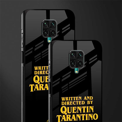 quentin tarantino glass case for redmi note 9 pro max image-2